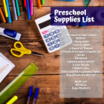 Pkschool Supply List Made With Postermywall (1) Pkschool Supply List Made With Postermywall (1)